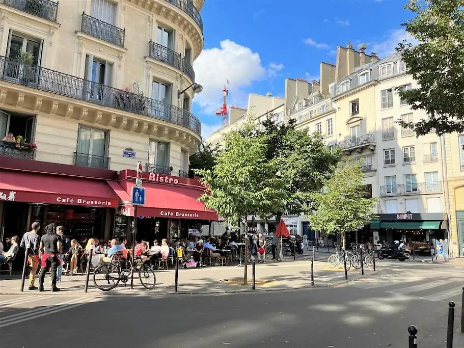 Le Boheme - Centre De Paris - Belle Vue - Wifi Lägenhet